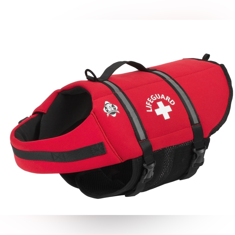 Paws Aboard Lifeguard dog Vest XL, New, Swim vest NEW neoprene